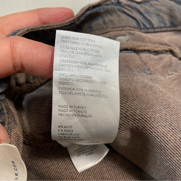 NWT New $248 Free People Nocturne Double Hem Trouser Jeans Size 26 - Picture 7 of 13